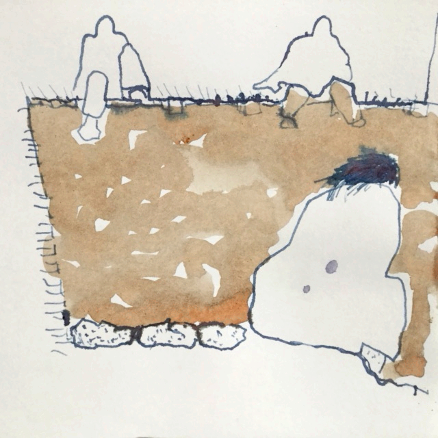 meditators - Rena drawing